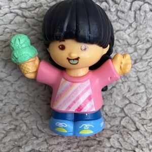 Little People Ice Cream Asian Girl w/ Braids Replacement For Share a Treat Truck
